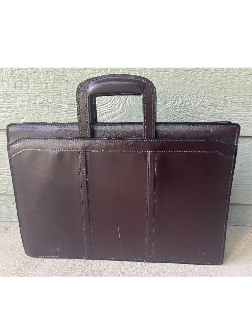 Leather File Case Bag